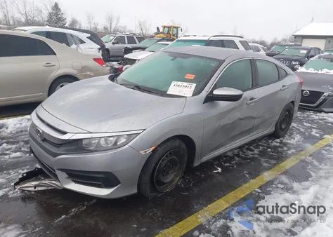 2017 Honda Civic Lx from USA, damaged, VIN 19XFC2F51HE209654